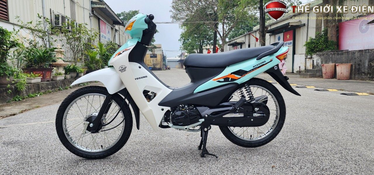 Xe máy 50cc Wave Hyosung Korea mới: Thiết kế hiện đại, đậm chất thể thao