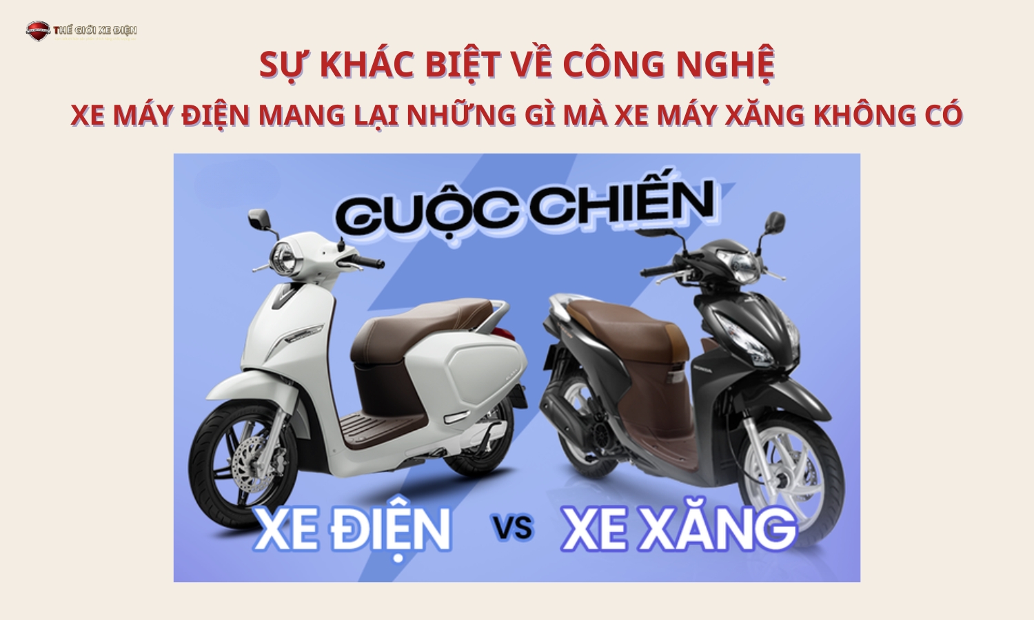 Xe máy điện mang lại những gì mà xe máy xăng không có