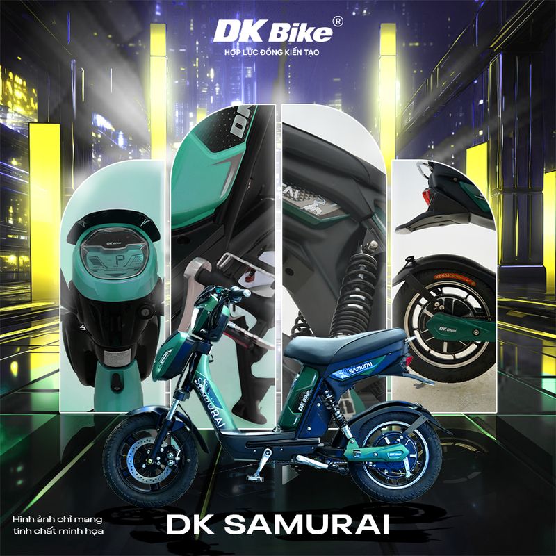 xe đạp điện dk samurai IV