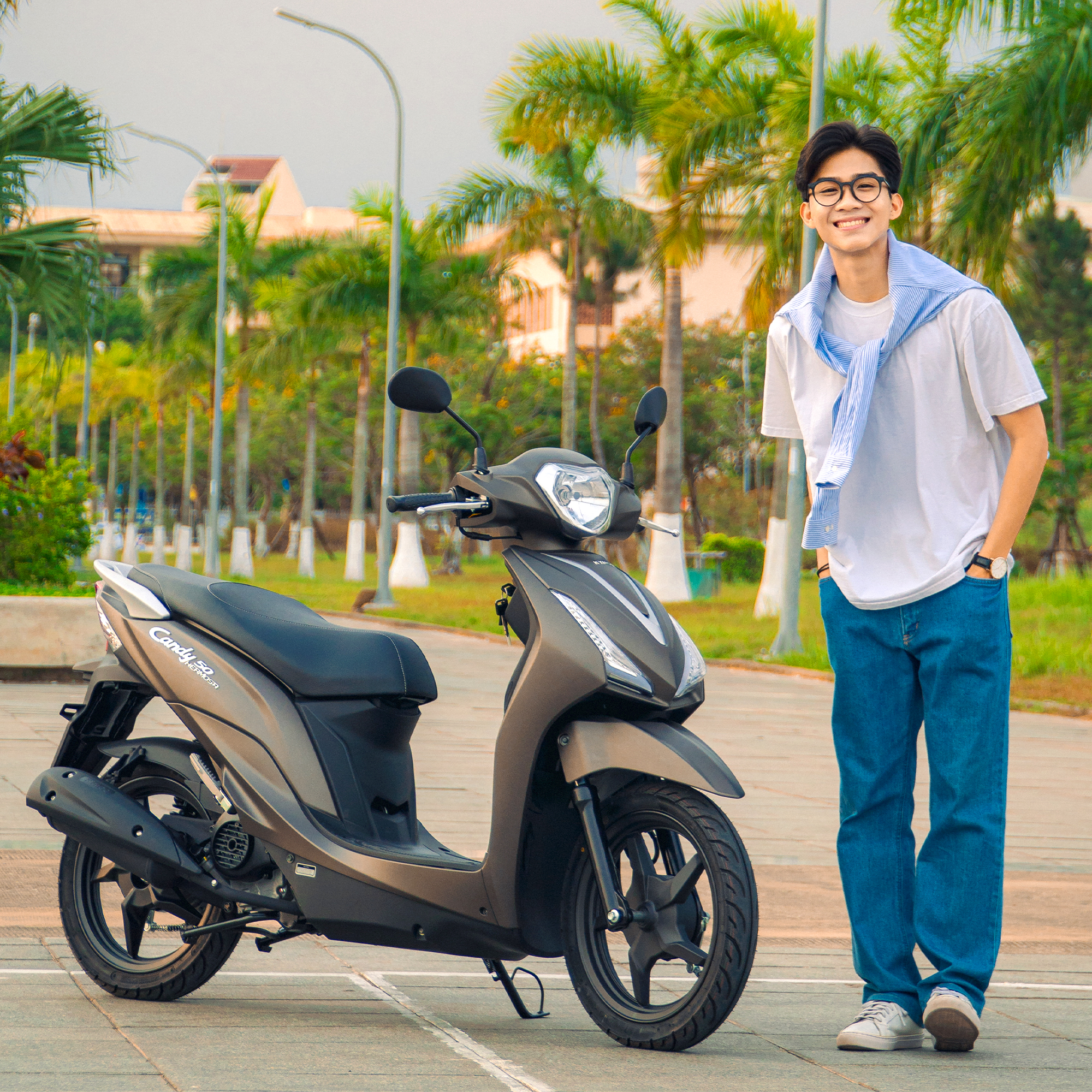 xe ga 50cc cao cấp kymco candy